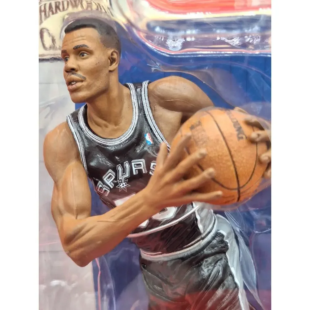 Legendary San Antonio Spur DAVID ROBINSON Action Figure. NBA Hardwood Classics